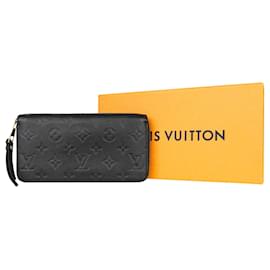 Louis Vuitton-LOUIS VUITTON ZIPPY EMPREINTE GELDBÖRSE-Schwarz
