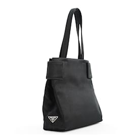 Prada-PRADA Totes Silk Black Tessuto-Black