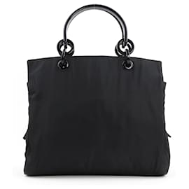 Prada-PRADA Totes Plastic Black Tessuto-Black