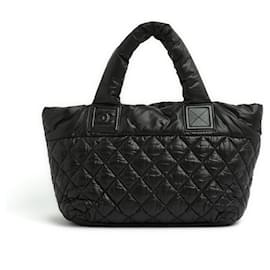 Chanel-Chanel Sac Cocoon Nylon Black PM Bag-Noir