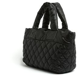 Chanel-Bolsa Chanel Sac Cocoon Nylon Preta PM-Preto