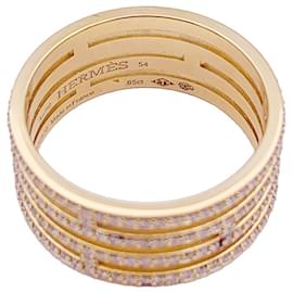 Hermès-Anello di Hermès, "Ariane", Oro rosa, Diamants.-Altro