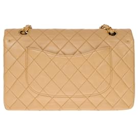 Chanel-Sac Chanel Timeless/Classic in Beige Leather - 101166-Beige