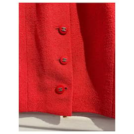 Chanel-CHANEL  Skirts T.International M Wool-Red