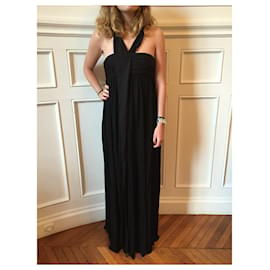 Bottega Veneta-BOTTEGA VENETA  Dresses T.fr 40 silk-Black