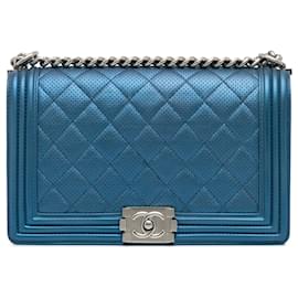 Chanel-CHANEL BolsasCouro-Azul