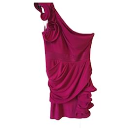 Autre Marque-NON SIGNE / UNSIGNED Robes T.FR 14 ans - S Synthétique-Rose