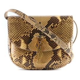 Saint Laurent-SAINT LAURENT  Handbags T.  Exotic leathers-Brown