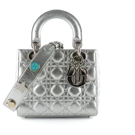 Dior-DIOR  Handbags T.  leather-Silvery