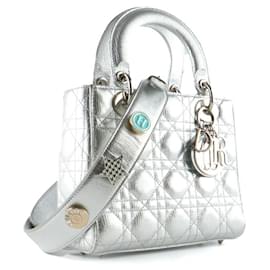 Dior-DIOR  Handbags T.  leather-Silvery