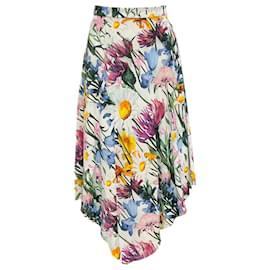Autre Marque-Stella McCartney White Multi Floral Print Skirt-Multiple colors