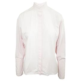 Autre Marque-Pink Shirt with Raw Hem Collar-Pink