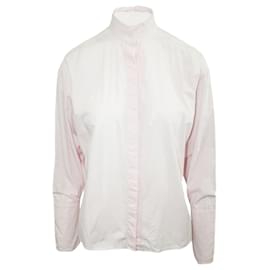 Autre Marque-Rosa Hemd mit rohem Saumkragen-Pink