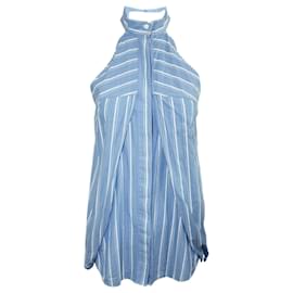 Autre Marque-Blue Striped Deconstructed Shirt-Multiple colors,Other