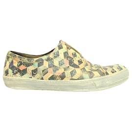 Alexander Mcqueen-Colorful Print Slip-on Sneakers-Other