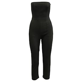 Reformation-Elegant Black Sleeveless Jumpsuit-Black