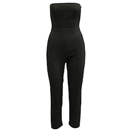 Reformation-Elegant Black Sleeveless Jumpsuit-Black