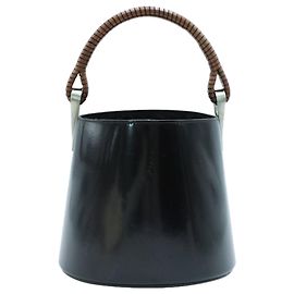 Kenzo Borsa a secchiello vintage in pelle nera Nero