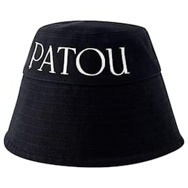 Autre Marque-Chapéu Bucket Patou - PATOU - Algodão - Preto-Preto