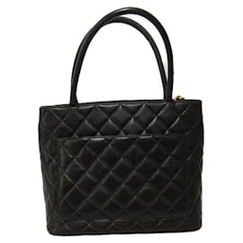 Chanel-CC Caviar Medallion Tote Bag  A01804-Other