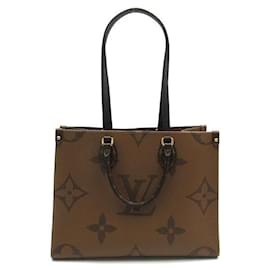 Louis Vuitton-Louis Vuitton Monogram Giant Reverse OnTheGo MM Canvas Tote Bag M45321 in Excellent condition-Other