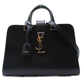 Yves Saint Laurent-Monogram Leather Baby Cabas 568853-Other