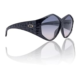 Christian Dior-óculos de sol pretos antigos 2230 90 Óptil 64/10 130 mm-Preto