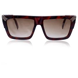Gianni Versace Occhiali da Sole Vintage Marrone Mod. Basix 812 Col.688 Marrone
