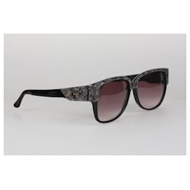 Emilio Pucci-Vintage Black Rectangle Sunglasses 88020 EP75 60mm-Black