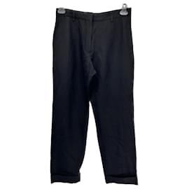 Dries Van Noten-DRIES VAN NOTEN  Trousers T.fr 36 Wool-Black