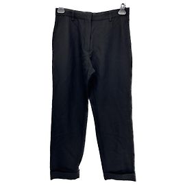 Dries Van Noten Hosen T.FR 36 Wolle Schwarz