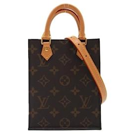 Louis Vuitton-Louis Vuitton Monogram Petit Sac Plat Canvas Tote Bag M81295 In excellent condition-Autre