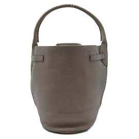 Autre Marque-Leather Big Bucket Bag-Other