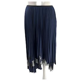 Helmut Lang-HELMUT LANG  Skirts T.International S Polyester-Navy blue