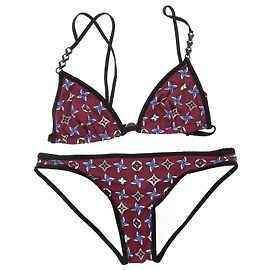 LOUIS VUITTON Bademode T.Internationales S-Polyester Bordeaux
