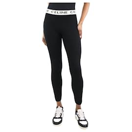 Céline-Black cotton leggings - size XS-Black