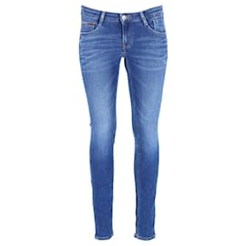 Tommy Hilfiger-Jeans skinny fit feminino de cintura baixa-Azul