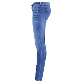 Tommy Hilfiger-Jean skinny taille basse pour femme-Bleu