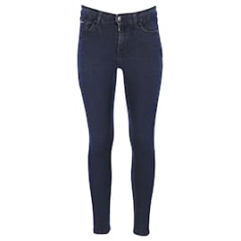 Tommy Hilfiger-Womens Mid Rise Skinny Fit Jeans-Blue