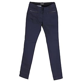 Tommy Hilfiger-Womens Heritage Slim Fit Trousers-Navy blue