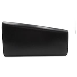 Autre Marque-Celine Clutch assimétrica com logotipo de couro 110763EPT38NÃO-Outro