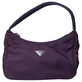 Prada-Purple Tessuto nylon shoulder bag-Purple