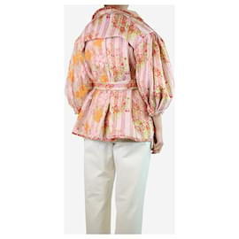 Simone Rocha-Pink sequin-embellished jacket - size UK 12-Pink