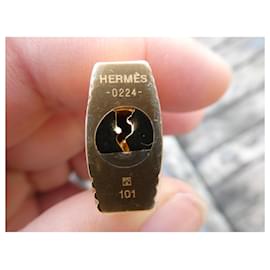 Hermès-Lucchetto Hermes in acciaio dorato NUOVO per borsa Kelly, Birkin, 2024-Gold hardware