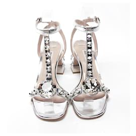 Miu Miu-Sandalias-Hardware de plata