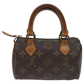 Louis Vuitton-LOUIS VUITTON Monogram Mini Speedy Hand Bag M41534 LV Auth 66329-Monogram