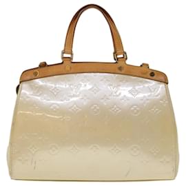 Louis Vuitton-LOUIS VUITTON Monogram Vernis Blair MM Hand Bag 2way Beige M91755 LV Auth 66236-Beige