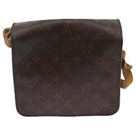 Louis Vuitton-LOUIS VUITTON Monogram Cartouchiere MM Shoulder Bag M51253 LV Auth 66529-Monogram