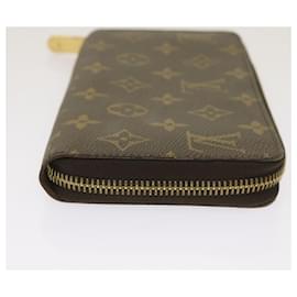 Louis Vuitton-LOUIS VUITTON Monogram Zippy Wallet Long Wallet M42616 LV Auth hk1067-Monogram