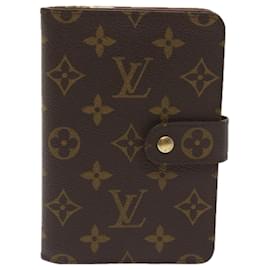 Louis Vuitton-LOUIS VUITTON Monogram Porto Papie Zip Wallet M61207 LV Auth hk1065-Monogram